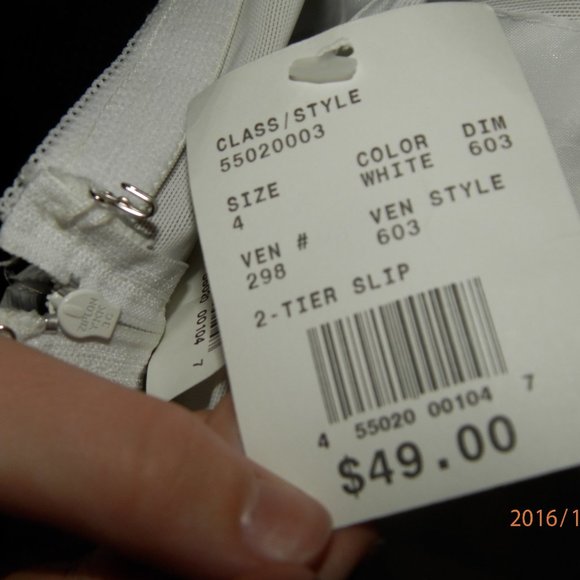 nwt oleg cassi wedding dress and accessories - Picture 6 of 15